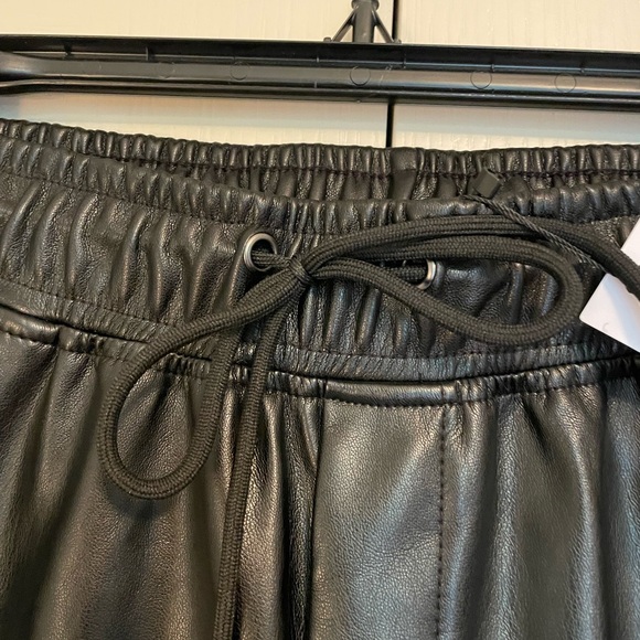 NWT Steve Madden - BB Dakota Faux Leather Jogger, Size Small - Picture 3 of 8